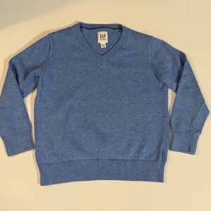Gap kids boys blue sweaters v neck size small (6/7)